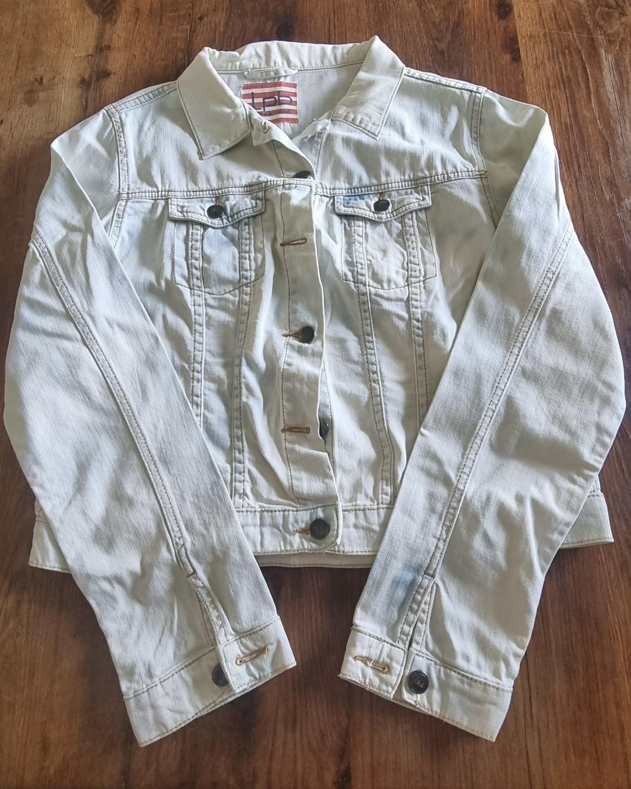 Veste blanche jean