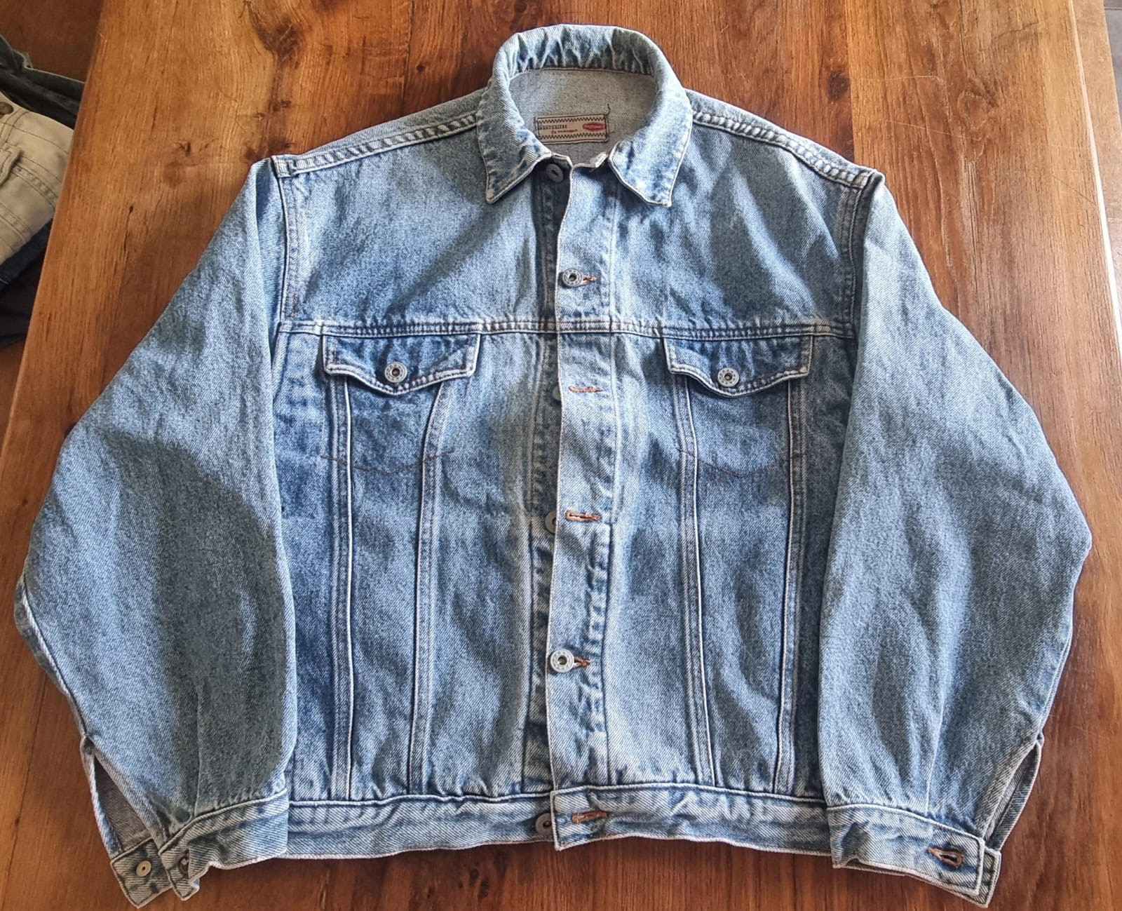 Veste jean bleu claire